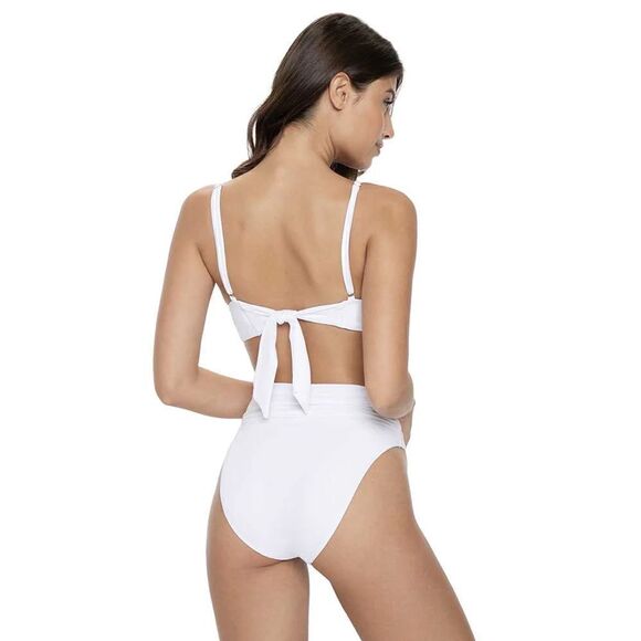 New. Pilyq water lily high waist ring bikini bottom. Medium. Retails $80 - Picture 3 of 9